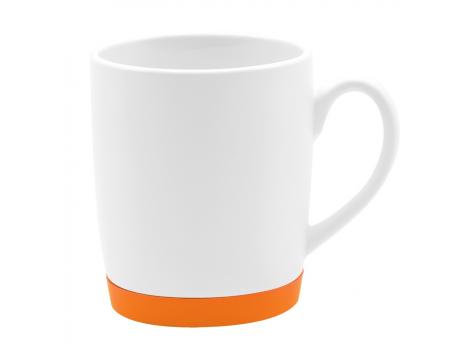 Кружка Make Me To Go, белая/оранжевая