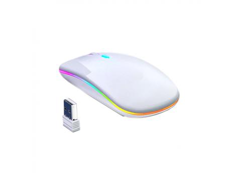 Мышь компьютерная беспроводная Seven, белая