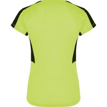 Спортивная футболка SUZUKA женская, ЛАЙМ ЯРКИЙ/ЧЕРНЫЙ M