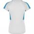 Спортивная футболка SUZUKA женская, БЕЛЫЙ/БИРЮЗОВЫЙ 2XL