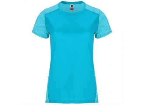 Спортивная футболка ZOLDER WOMAN женская, БИРЮЗОВЫЙ/ПЁСТРЫЙ БИРЮЗОВЫЙ S