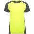 Спортивная футболка ZOLDER WOMAN женская, ФЛУОРЕСЦЕНТНЫЙ ЖЕЛТЫЙ/ПЁСТРЫЙ ЧЕРНЫЙ S