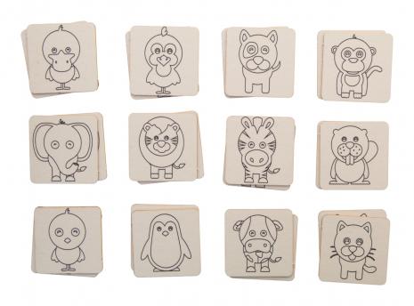 Игра для развития памяти, животные NTEU5-531695