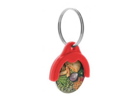 Пластиковый брелок с держателем для монеты NTEU5-3533