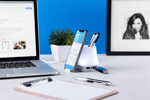 Подставка для ручки с usb-разъемами NTEU5-3274