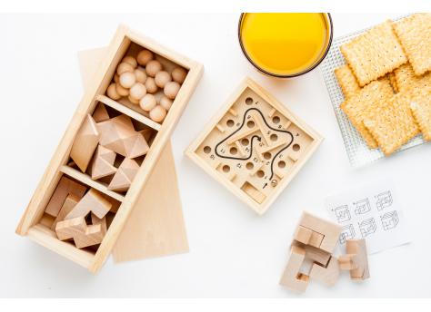 Деревянный кубик-пазл NTEU5-2876