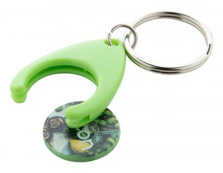 Пластиковый брелок с держателем для монеты NTEU5-4267