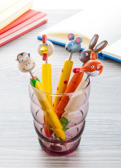 Деревянная шариковая ручка Zoom, кролик NTEU5-1049