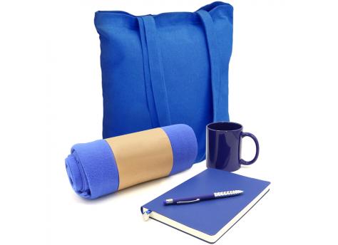 Подарочный набор Тепло и вдохновение, синий