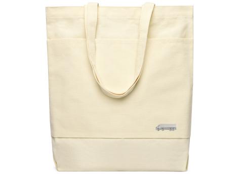 Сумка для покупок JETTA 325 г/м² с шильдом - фура, натуральный