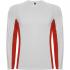Спортивная футболка SHANGHAI L/S мужская, БЕЛЫЙ/КРАСНЫЙ S
