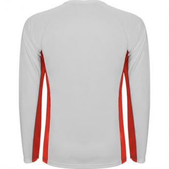 Спортивная футболка SHANGHAI L/S мужская, БЕЛЫЙ/КРАСНЫЙ M