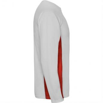 Спортивная футболка SHANGHAI L/S мужская, БЕЛЫЙ/КРАСНЫЙ M