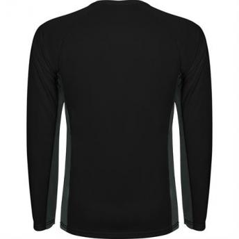 Спортивная футболка SHANGHAI L/S мужская, ЧЕРНЫЙ/ТЕМНЫЙ ГРАФИТ M