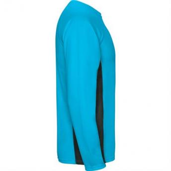 Спортивная футболка SHANGHAI L/S мужская, БИРЮЗОВЫЙ/ТЕМНЫЙ ГРАФИТ M