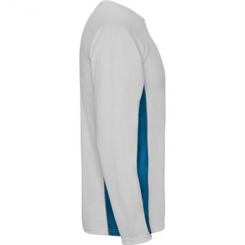 Спортивная футболка SHANGHAI L/S мужская, БЕЛЫЙ/КОРОЛЕВСКИЙ СИНИЙ L