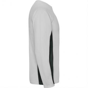 Спортивная футболка SHANGHAI L/S мужская, БЕЛЫЙ/ТЕМНЫЙ ГРАФИТ XL