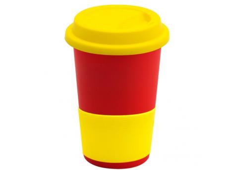 Кружка Magic To Go, красный/жёлтый