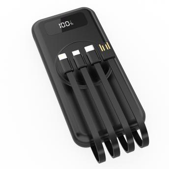 Внешний аккумулятор Authority с беспроводной зарядкой (5W), 10000 mAh, чёрный