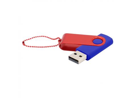 Флешка Designer To Go 2.0 USB 16Gb, синий/красный