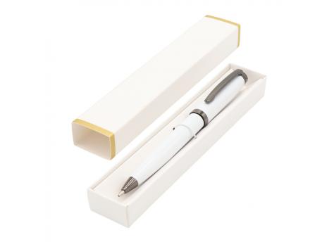 Ручка Betty в коробке Cradle белой с позолотой, белая