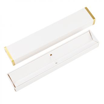 Ручка Betty в коробке Cradle белой с позолотой, белая