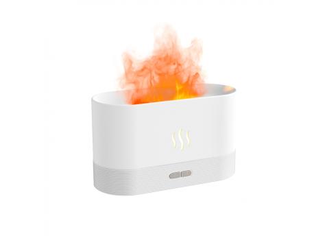 Светодиодный USB увлажнитель-ароматизатор Flame, белый