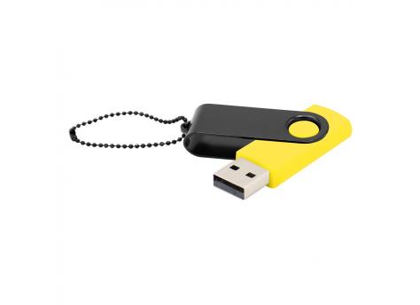 Флешка Designer To Go 2.0 USB 16Gb, желтый/черный
