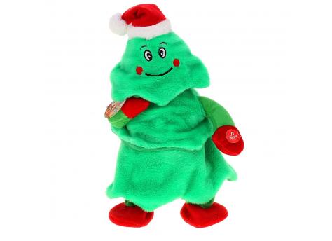 МЯГКАЯ ИГРУШКА МЕХАНИЧЕСКАЯ "ЕЛОЧКА" В КОЛПАКЕ ПОЕТ, ХОДИТ 333858