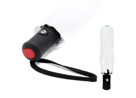 Автоматический противоштормовой зонт Vortex To Go, белый/красный