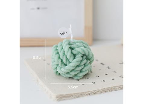 Свеча Бабушкин клубок, мятный