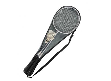 Набор для бадминтона в чехле: 2 ракетки, 2 волана, длина 67 см, нетканый материал, металл, пластик
