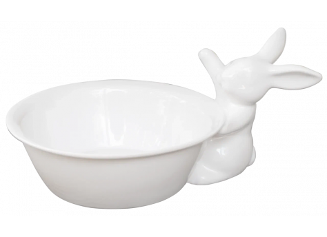 Мисочка с кроликом, 500 мл, Белый
