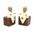 Набор статуэток "Маленькие монахи", подставка для книг