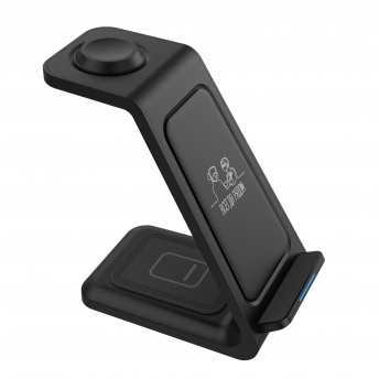 Беспроводное мультизарядное устройство Standy 15W, черный