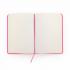 Блокнот A6 CORAL в твёрдом переплёте, ФУКСИЯ