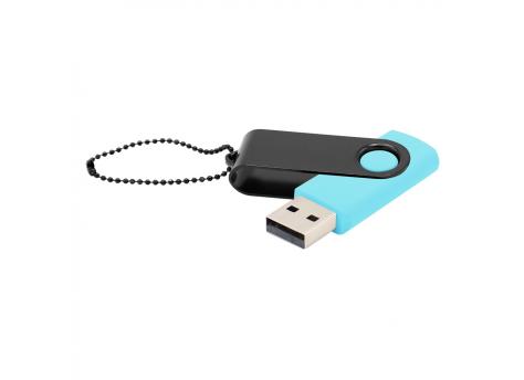 Флешка Designer To Go 2.0 USB 16Gb, бирюзовый/черный