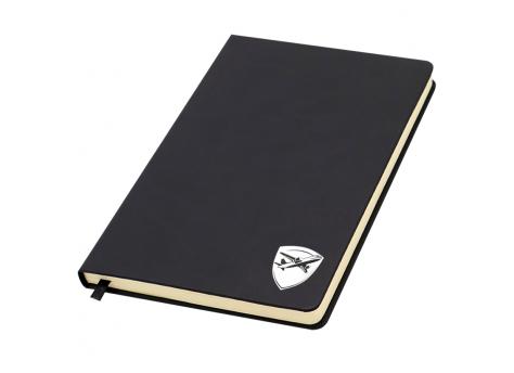 Ежедневник с шильдом-наклейкой - самолет, черный