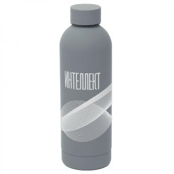 Термобутылка Perfecto софт-тач, серый