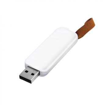 Флешка Gear Soft 32 Гб в футляре, белая