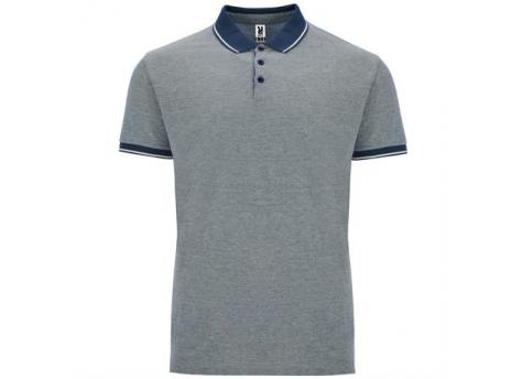 Футболка поло BOWIE мужская, ПЁСТРЫЙ МОРСКОЙ СИНИЙ S