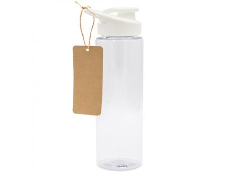 Пластиковая бутылка Ronny To Go с биркой, белая