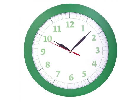 Часы настенные Vivid large, зеленые