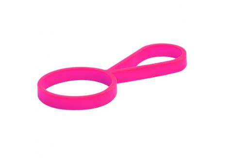 Кольцо-держатель силиконовое для термобутылки Olivia, розовый