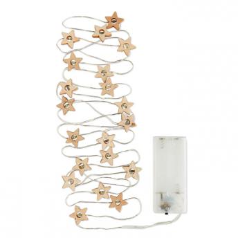 Струна с диодными звездочками  -40 NTEU13-704703