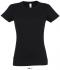 Фуфайка (футболка) IMPERIAL женская,Глубокий черный XL