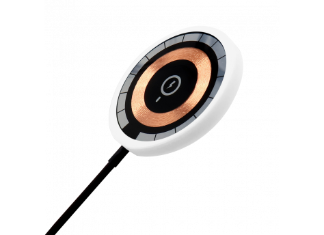 Беспроводное магнитное зарядное устройство Aphia 15W To Go, черный/белый