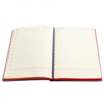 Ежедневник A5 недатированный Carisma в мягком переплёте, красный