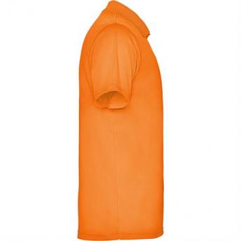 Футболка поло MONZHA мужская, ФЛУОРЕСЦЕНТНЫЙ ОРАНЖЕВЫЙ M