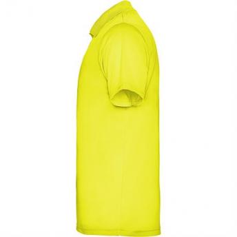 Футболка поло MONZHA мужская, ФЛУОРЕСЦЕНТНЫЙ ЖЕЛТЫЙ XL